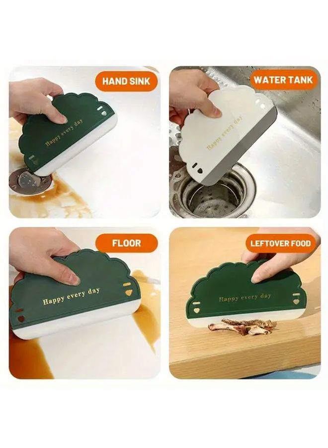 White Heavy Duty Squeegee For Bathroom Kitchen Window Mirror And Shower Tile Cleaning - Image 5